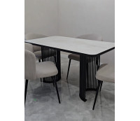 Стол обеденный раздвижной ЛОФТ-П Moon, 120(160)*80 см