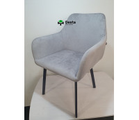 Кресло SML-02, серый\чёрный