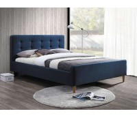 Кровать SIGNAL PINKO, темно синяя, серая 160/200