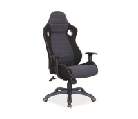 Кресло компьютерное SIGNAL Q-229, черно\серое
